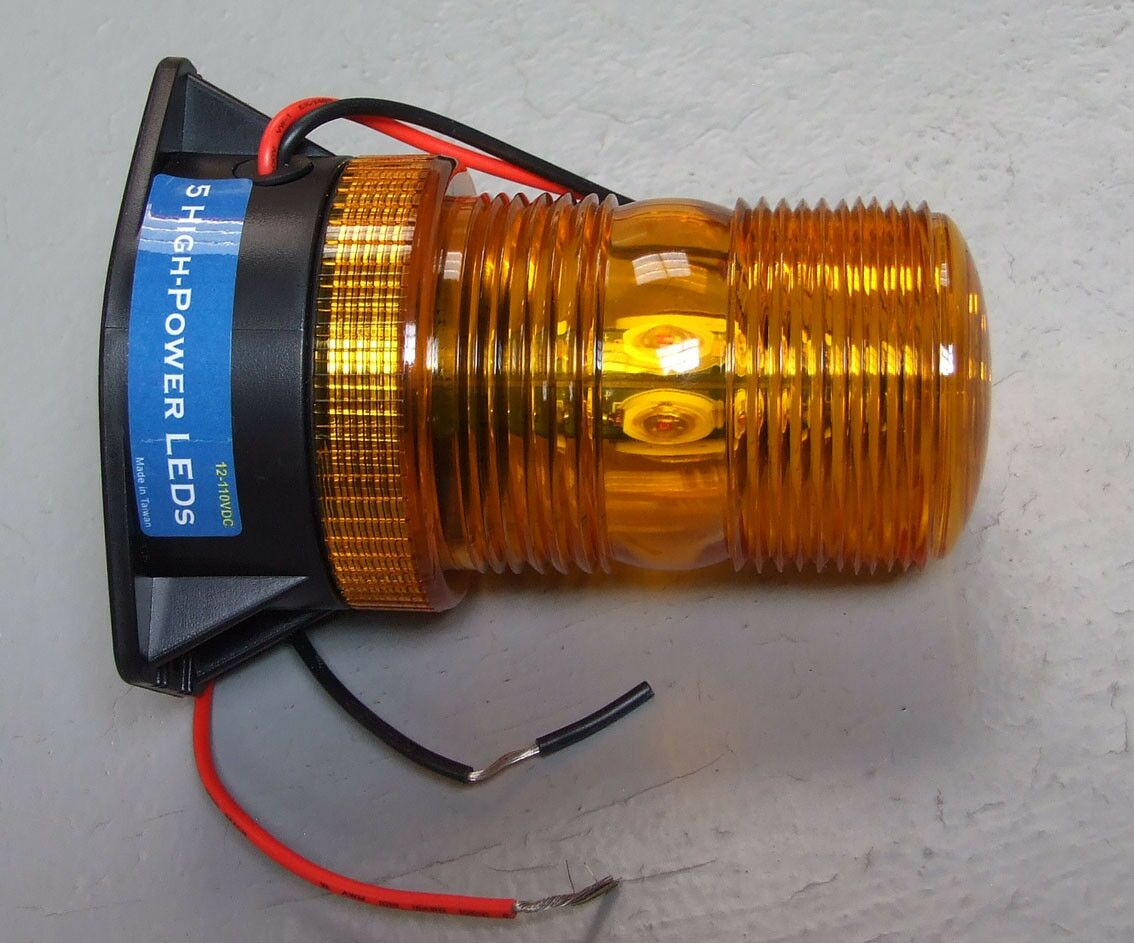 Rotaciona lampa 11-110v sa led diodama zuta