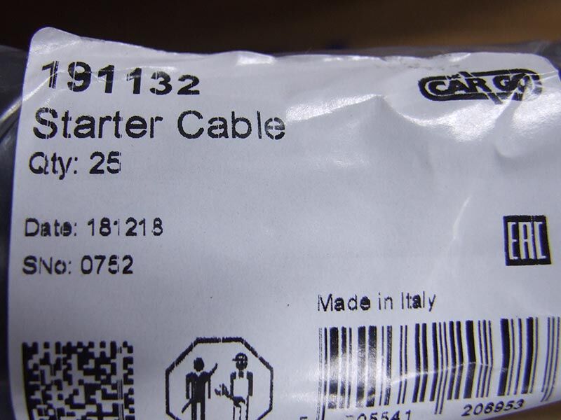 Kabel 1x10mm2 450/750v 63a crni 25m