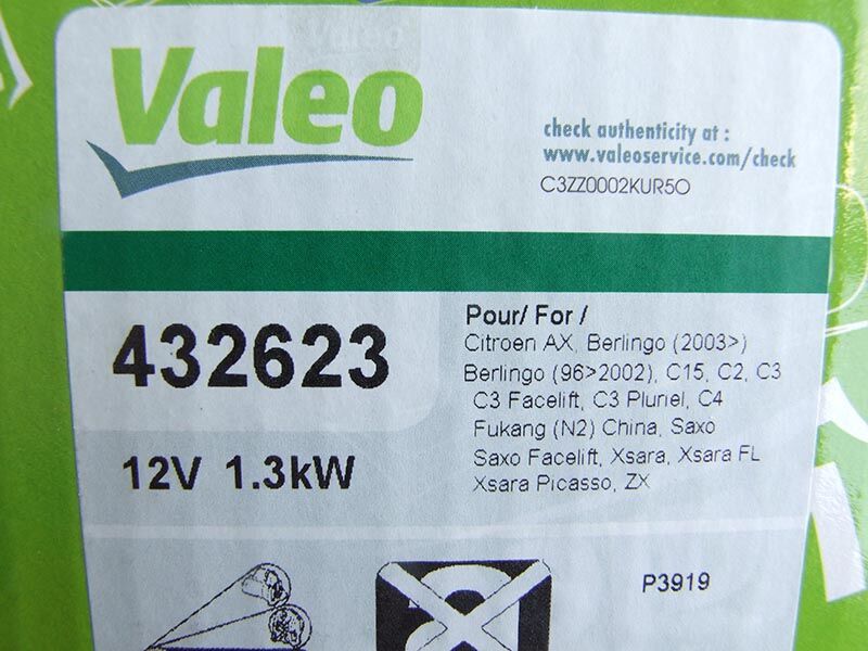 Anlaser valeo 12v 1.2kw 9z  cit. saxo xsara c3,4 benz. pezo 106 206 307