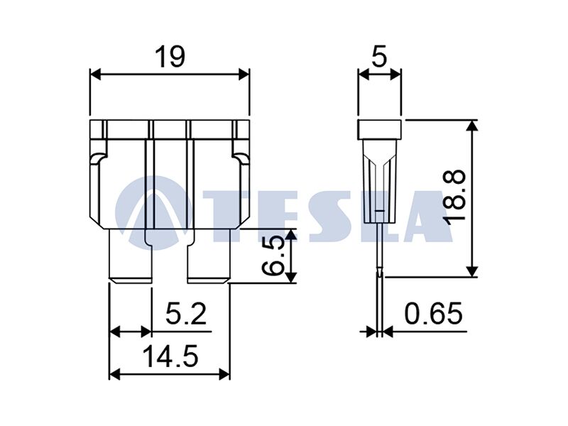 Ubodni osigurac 190057 10amp standardni univerzalni