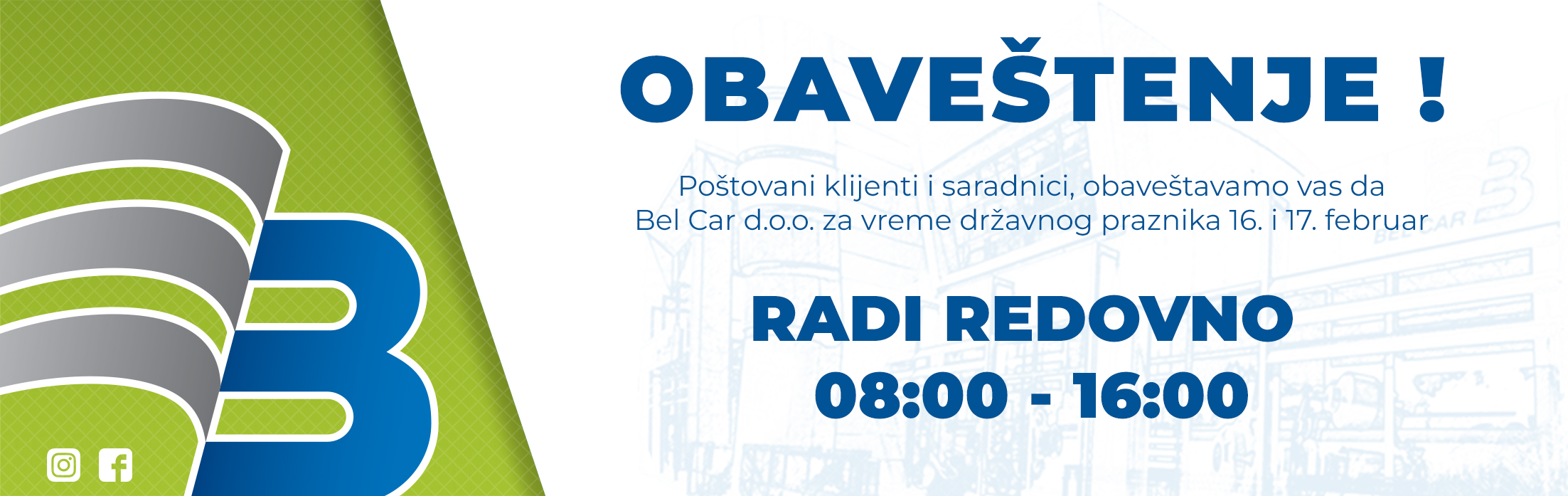 sretenje obavestenje