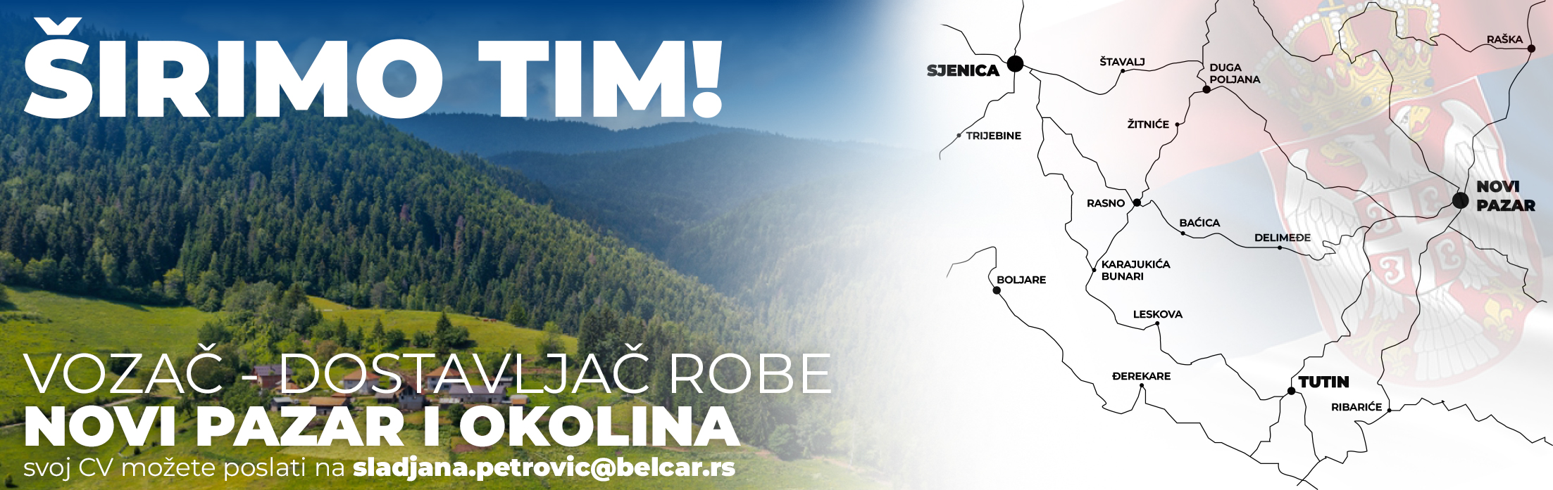 trazimo radnika NP