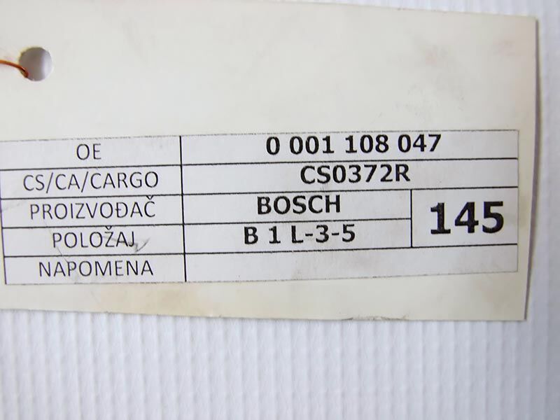 Remont anl bosch opel omega a 2,0 1986