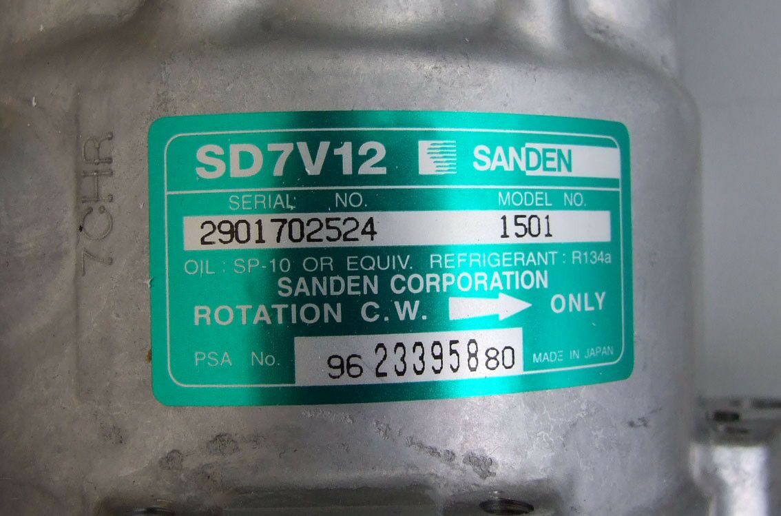 Kompresor 240026 sanden sd7v12 peugeot