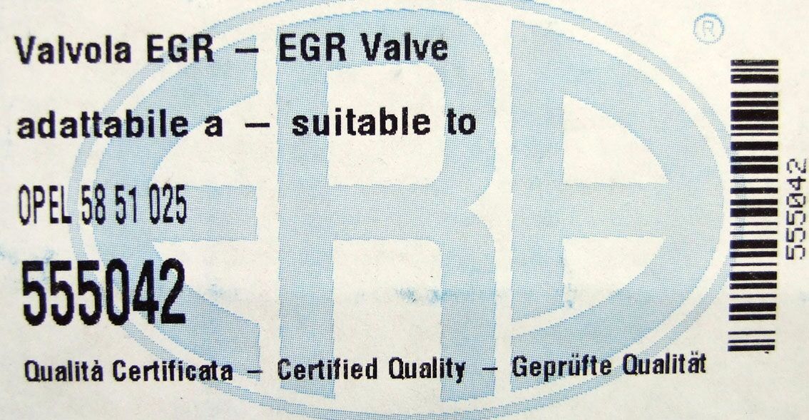 Egr ventil opel astra g 1,6 16v 1998-vectra b 1,6